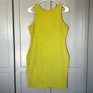Lime mini dress